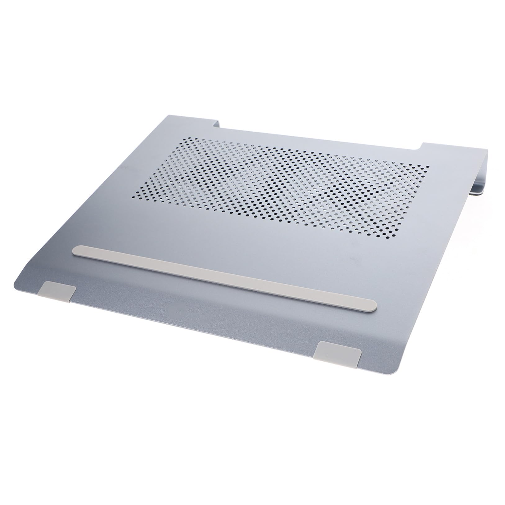 Soporte de Aleación para Portátil Ventilador Dual de 12cm y Diseño Hueco, Base Refrigeradora para Portátiles para Juegos Decoración Verano y Ángulo de Elevación Cómodo