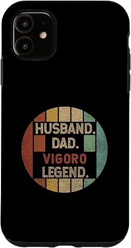 Miniatura 7 de Funda para iPhone 11 Pro Max Husband Dad Vigoro Legend Vintage para el Día del Padre