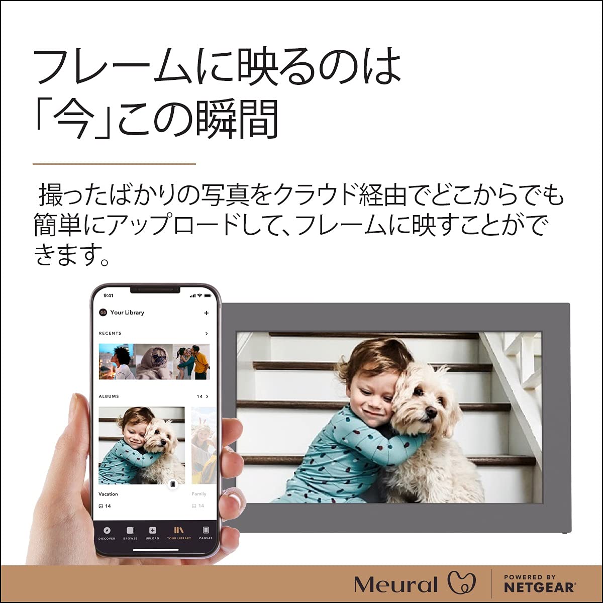 Amazon.co.jp: ネットギア NETGEAR Meural WiFi フォトフレーム 15.6