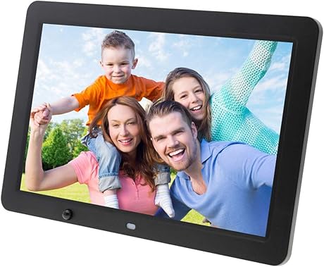 CCDYLQ Digitaler Fotobild mit Bewegungssensor Zoll Elektronischer Fotorahmen mit LED-Bildschirm High Resolution Support PhotoMusicVideo Player Calendar Alarm Funktion CCDYLQ Digitaler Fotobild mit Bewegungssensor Zoll Elektronischer Fotorahmen mit LED-Bildschirm High Resolution Support PhotoMusicVideo Player Calendar Alarm Funktion