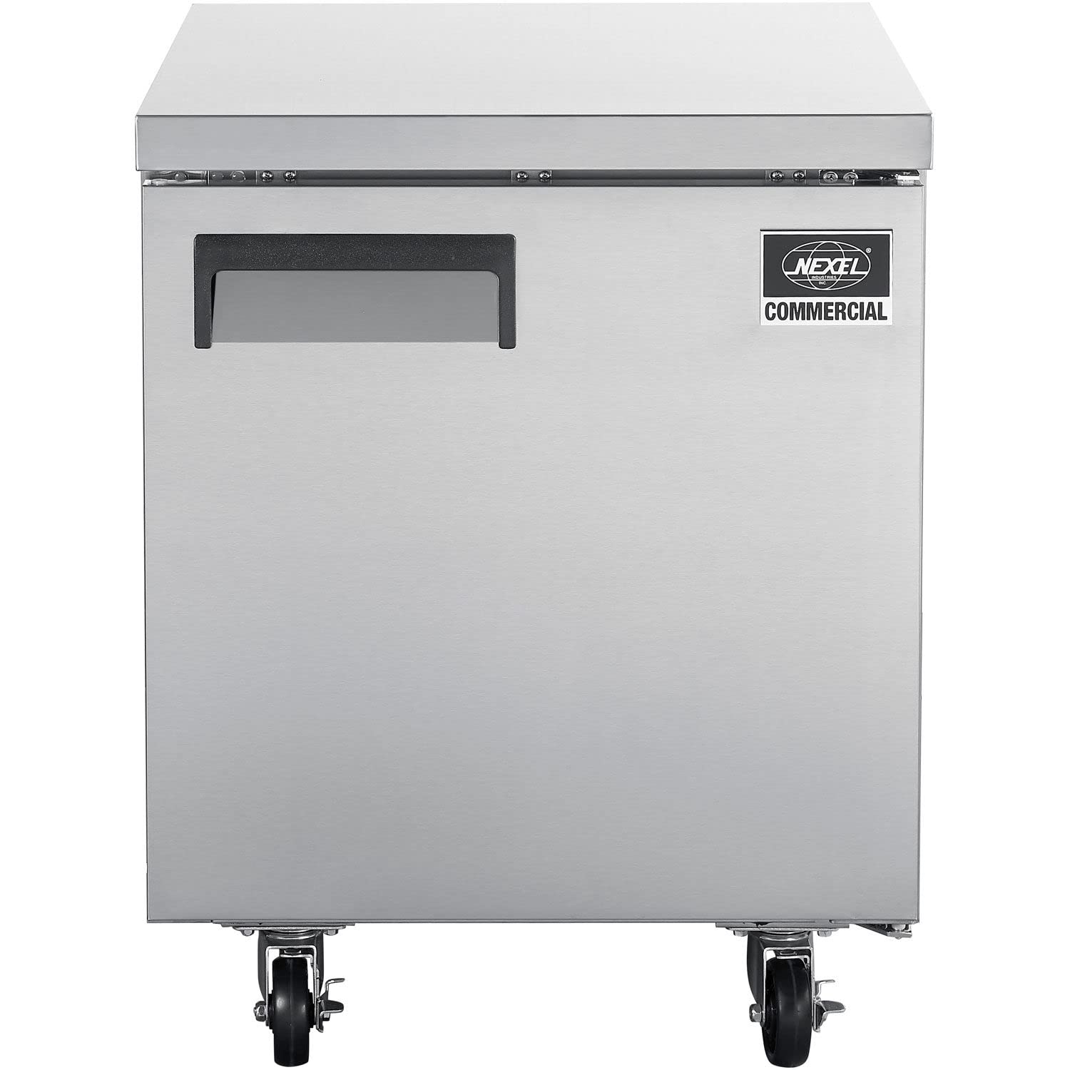 Nexel Undercounter Freezer, Solid Door, 5.5 Cu. Ft., Stainless Steel