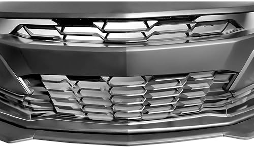 Miniatura 9 de FREEMOTOR802 Parachoques delantero, repuesto para Chevrolet Camaro 2019-2024 con faros distintivos (no ZL1), cubierta de parachoques delantero de