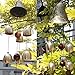 XUJIQI Lucky Wind Chimes Fengshui Bell Copper Alloy Dragon Bell 6 Bells Hanging Wind Bell for Home Garden Hanging Good Luck Blessing