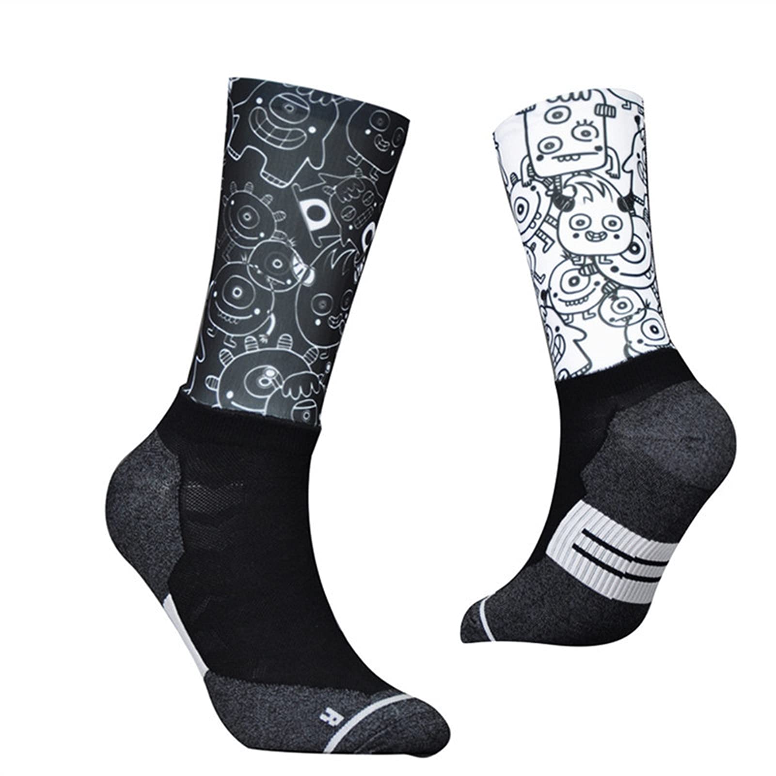 Antideslizante profesional calcetines de bicicleta de bicicleta de compresión de bicicleta calcetines deportivos hombres y mujeres calcetines deportivos calcetines de ciclismo de carreras calcetines d