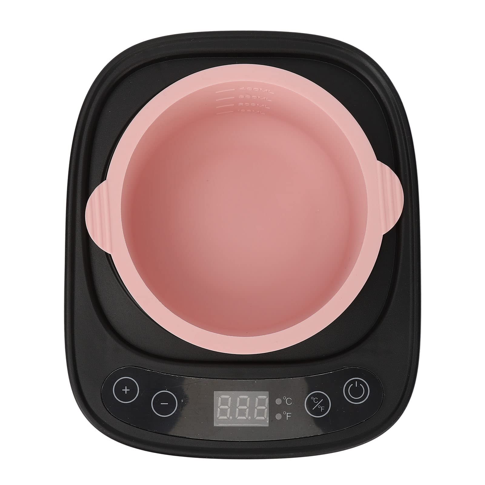 Calentador de Cera para Depilación Máquina de Calentador de Cera Dura con Olla Interna de Silicona Máquina de Fusión de Cera para el Hogar y el Salón (negro)