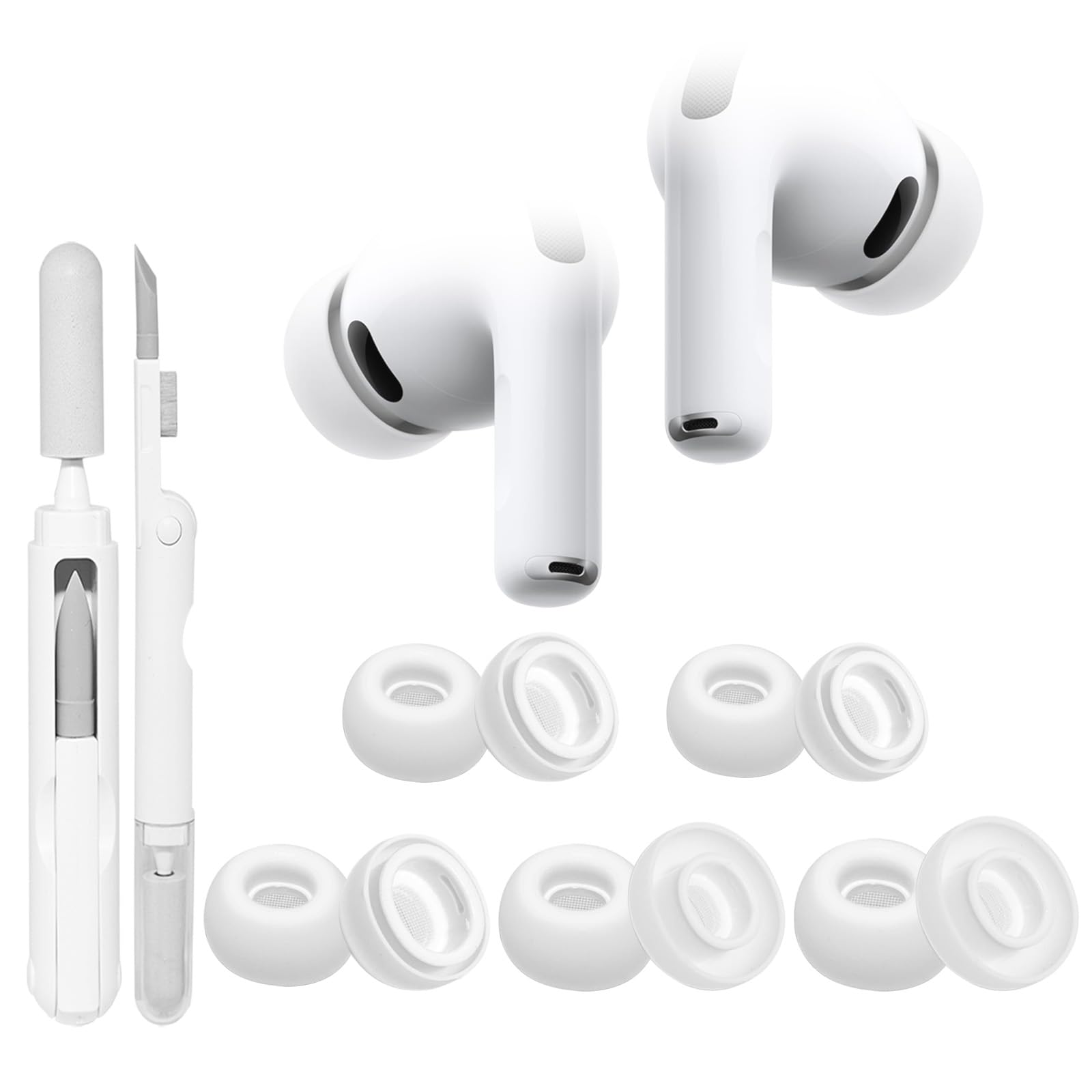 Amazon | 【5ペア】AirPods Pro 3 対応 シリコンイヤーピース メッシュ