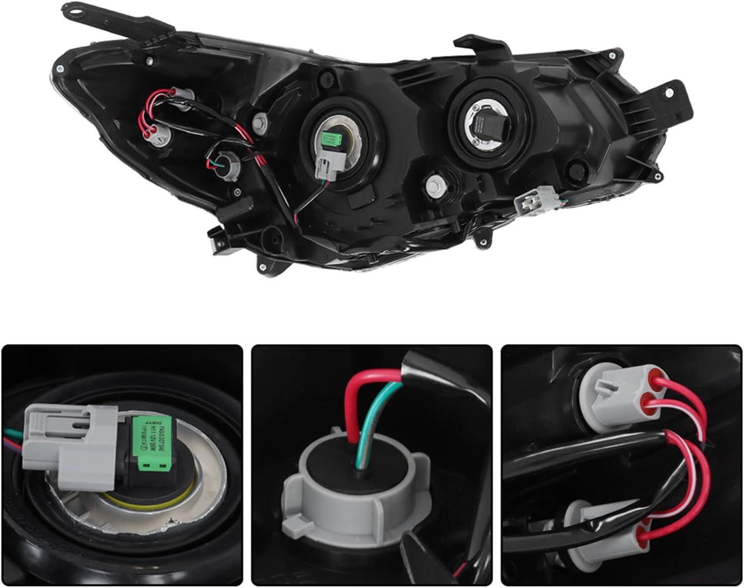 WFLNHB Headlight Assembly Replacement for Subaru Impreza 2012-2015 Crosstrek 2013-2016 Headlights Set Driver and Passenger Side 84001FJ080 84001FJ090