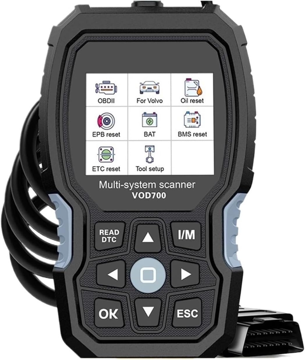 VOD700 ODB OBD 2 Diagnostic Tool Full System OBDII Scanner ABS SRS TPMS EPB Oil Reset Scan Tool