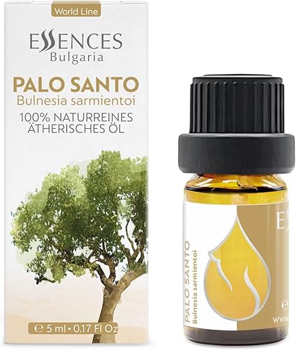 Miniatura 2 de Essences Bulgaria Aceite esencial de Palo Santo, 0.17 onzas líquidas, 0.17 onzas líquidas, Bulnesia sarmientoi, 100% puro y natural, sin diluir,