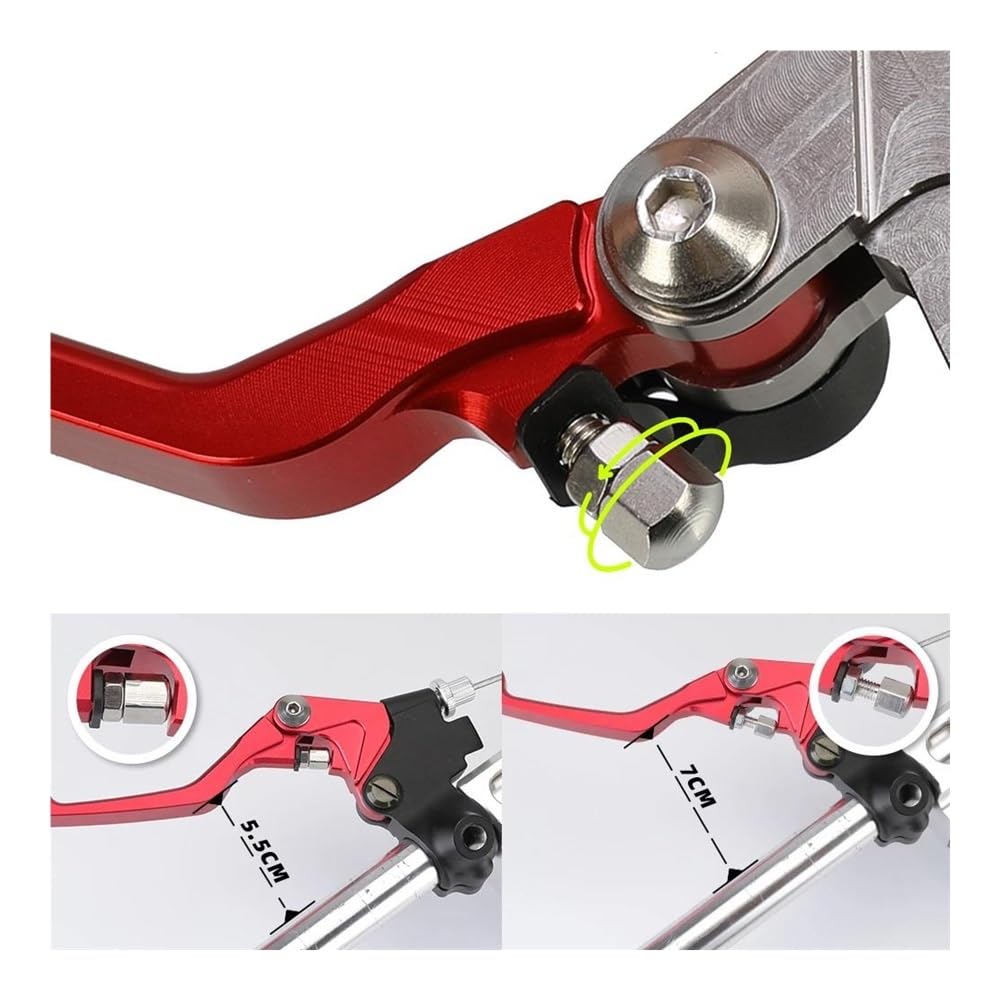Moto Frizione Maniglia Per DT125 DT 125 1987-2005 2004 Motorcoss Pit Dirt Bike Pivot Leve Freno Frizione Pieghevoli
