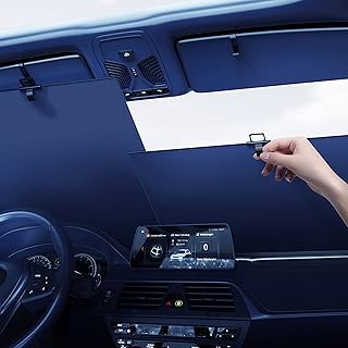 Amazon Co Jp ロールアップ サンシェード 日よけ用品 車 バイク