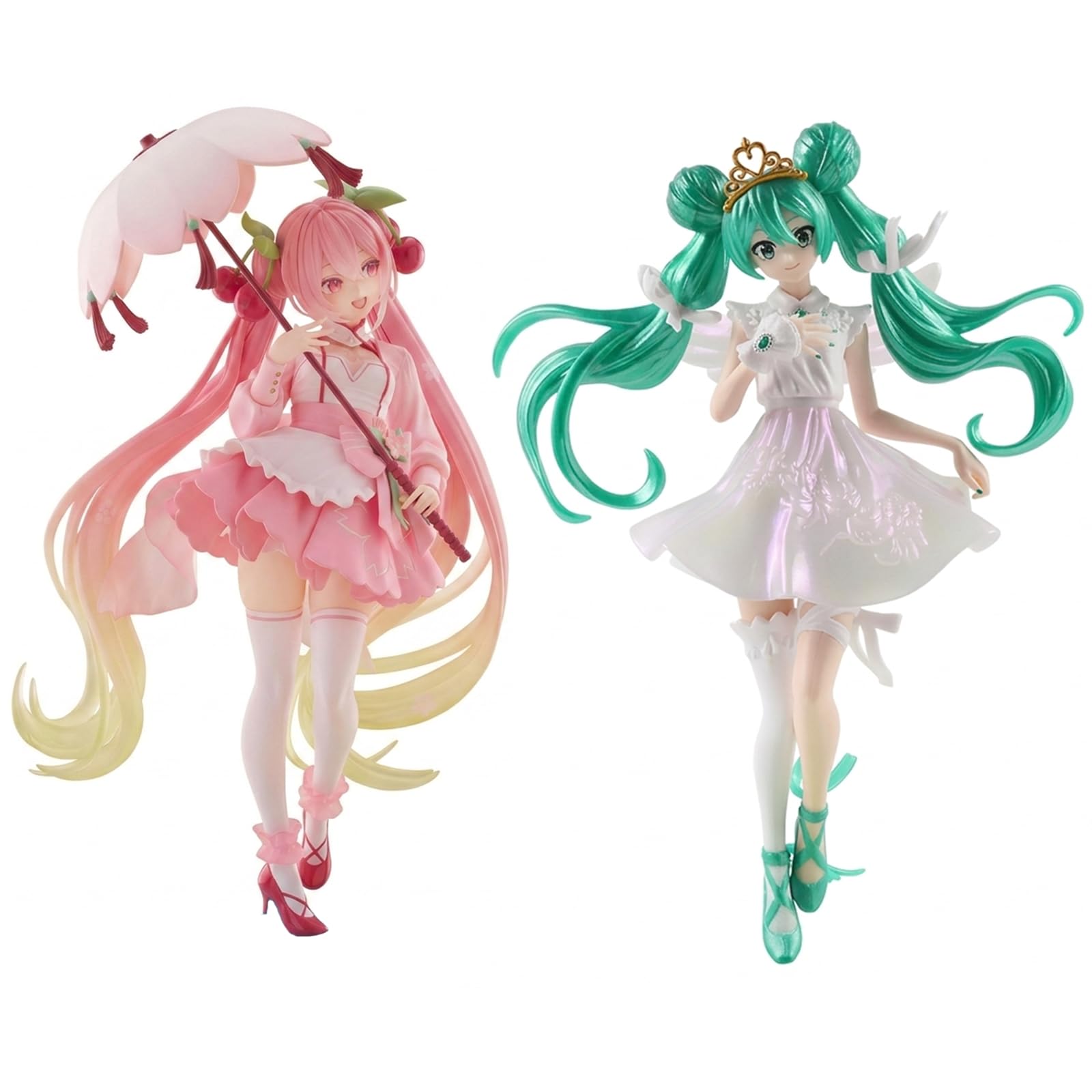 Anime Style Girl Figures Set, Cute Sitting Character Figurines, 5.1-5.9 Inch PVC Collecti…