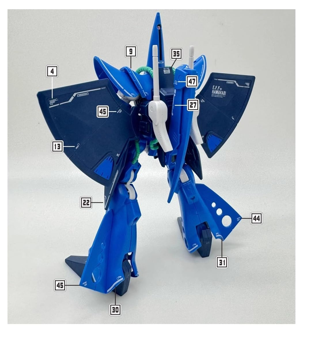 Amazon | HGUC HG ハンブラビ RX-139 蛍光 デカール 水転写式 専用 1
