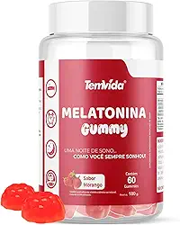 Melatonina Gummy Rapida absorção 0,21mg 60 Gomas Tem Vida