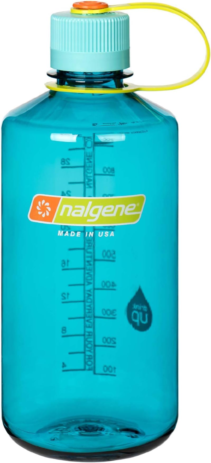 Nalgene Tritan 32 Ounces Narrow Mouth BPA-Free Water Bottle, Cerulean