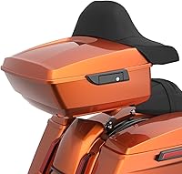 Vista 84 de Moto Onfire Harley Tour Pack King Tour Pack Accesorios Respaldo Pad Fit para Harley Touring 1997+ (Manchado Rojo (Brillante))