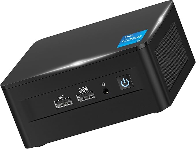Intel NUC 12 Pro Business Mini Desktop, Intel Core i5-1240P (12C/16T, Up to 4.4GHz) Mini Pc, 16GB DDR4 RAM 512GB PCIe 4.0 NVMe SSD, 8K/HDR/WiFi 6E/BT5.3/7x24 Hours Quiet Operation/Windows 11 Pro