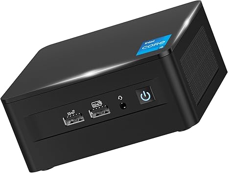 Intel NUC 12 Pro Business Mini Desktop, Intel Core i5-1240P (12C/16T, Up to 4.4GHz) Mini Pc, 16GB DDR4 RAM 512GB PCIe 4.0 NVMe SSD, 8K/HDR/WiFi 6E/BT5.3/7x24 Hours Quiet Operation/Windows 11 Pro