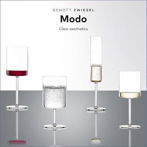 Miniatura 5 de Zwiesel Glas Tritan Modo Collection - Vaso de vino blanco, 13.5 onzas, juego de 4