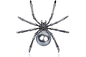 Victorian Style Mother of Pearl Spider Brooches: Embracing Gothic Elegance