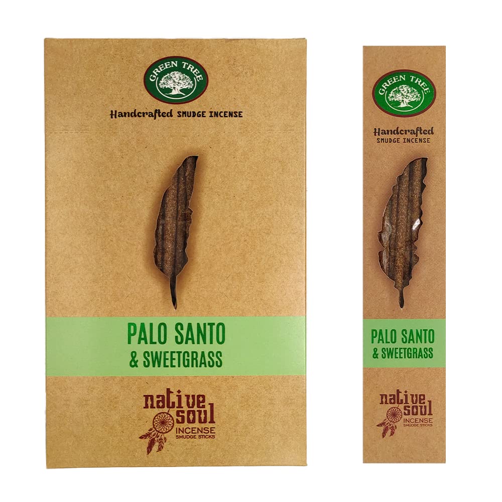 Encens Green Tree Native Soul Palo Santo & Foin d'odeur - 15 grs