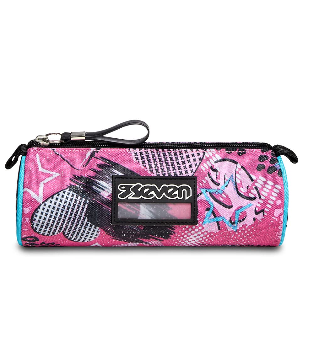 Seven Portapenne, Glamheart Girl, Rosa, Scuola and Tempo Libero, Chic League, standard size - Image 3