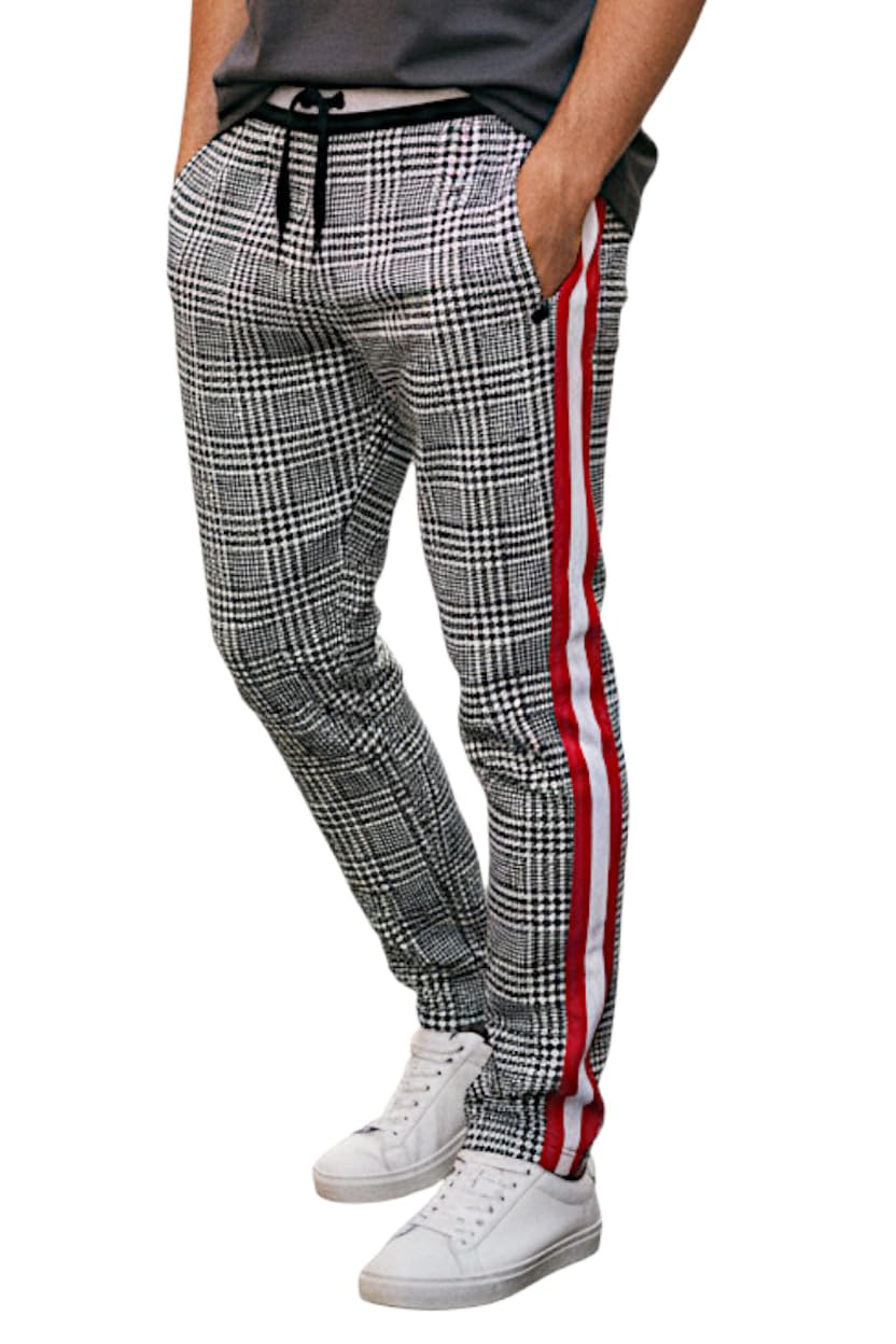 Track Pants Fashion Mens Premium Urban Fashion Streetwear Bottoms - Straight Fit