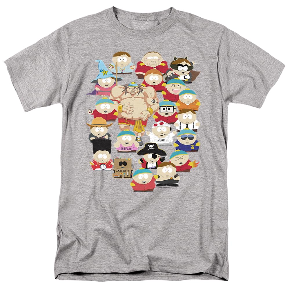 PopfunkSouth Park Many Faces of Cartman Unisex Adult T Shirt