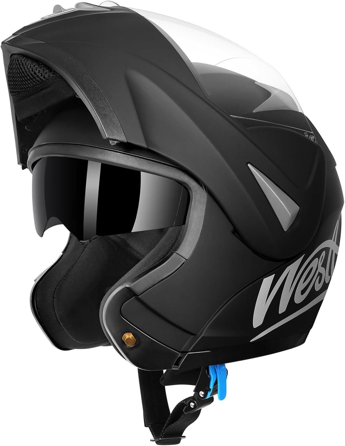 Westt Helmvisier Motorradhelm Visier für Modell: Jet/Classic/Cross X/Torque/Torque X Jethelm Klapphelm Integralhelm