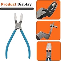 Vista 3 de Alicates de corte diagonal multiuso, cortadores de alambre de descarga, herramienta de extracción de clip de panel de molduras de coche, sujetador