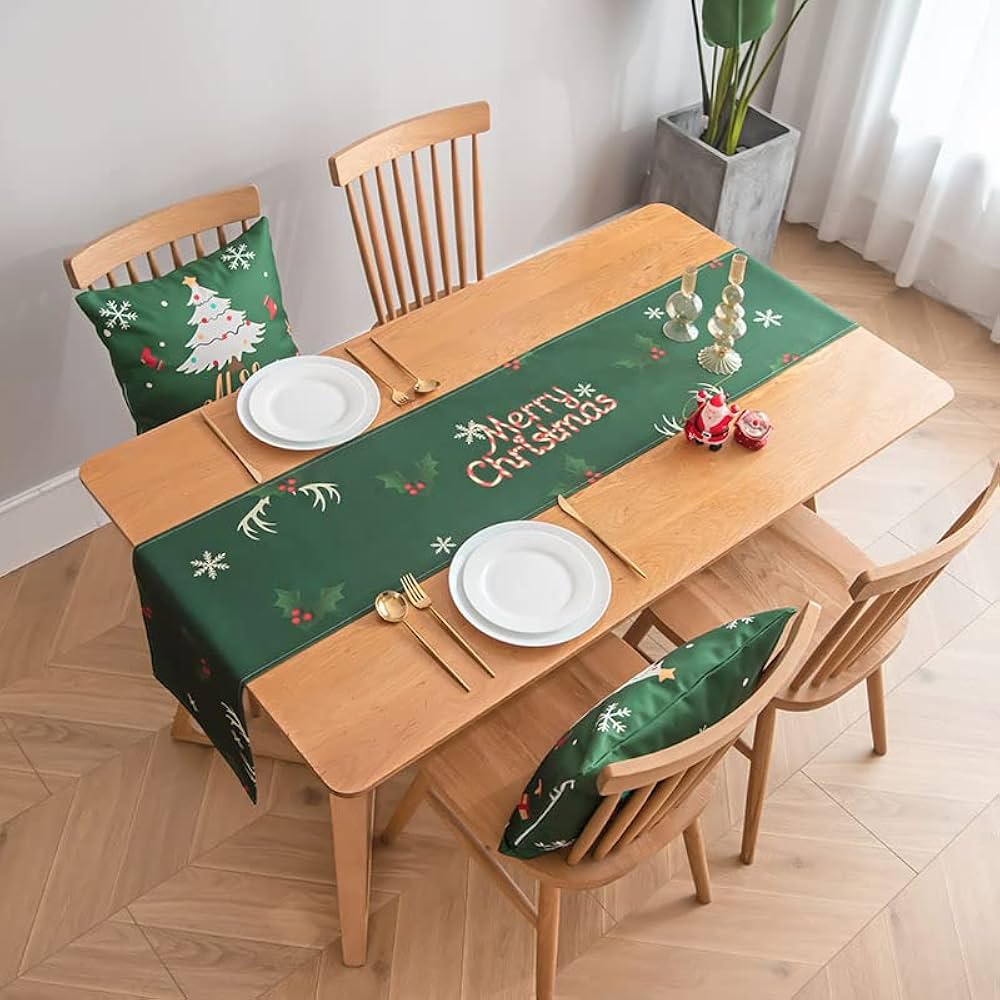 Chemin De Table Bleu Marine Lot De 20 Chemins De Table En Satin Pour Décoration De Table, Mariage Chemin De Table Vert