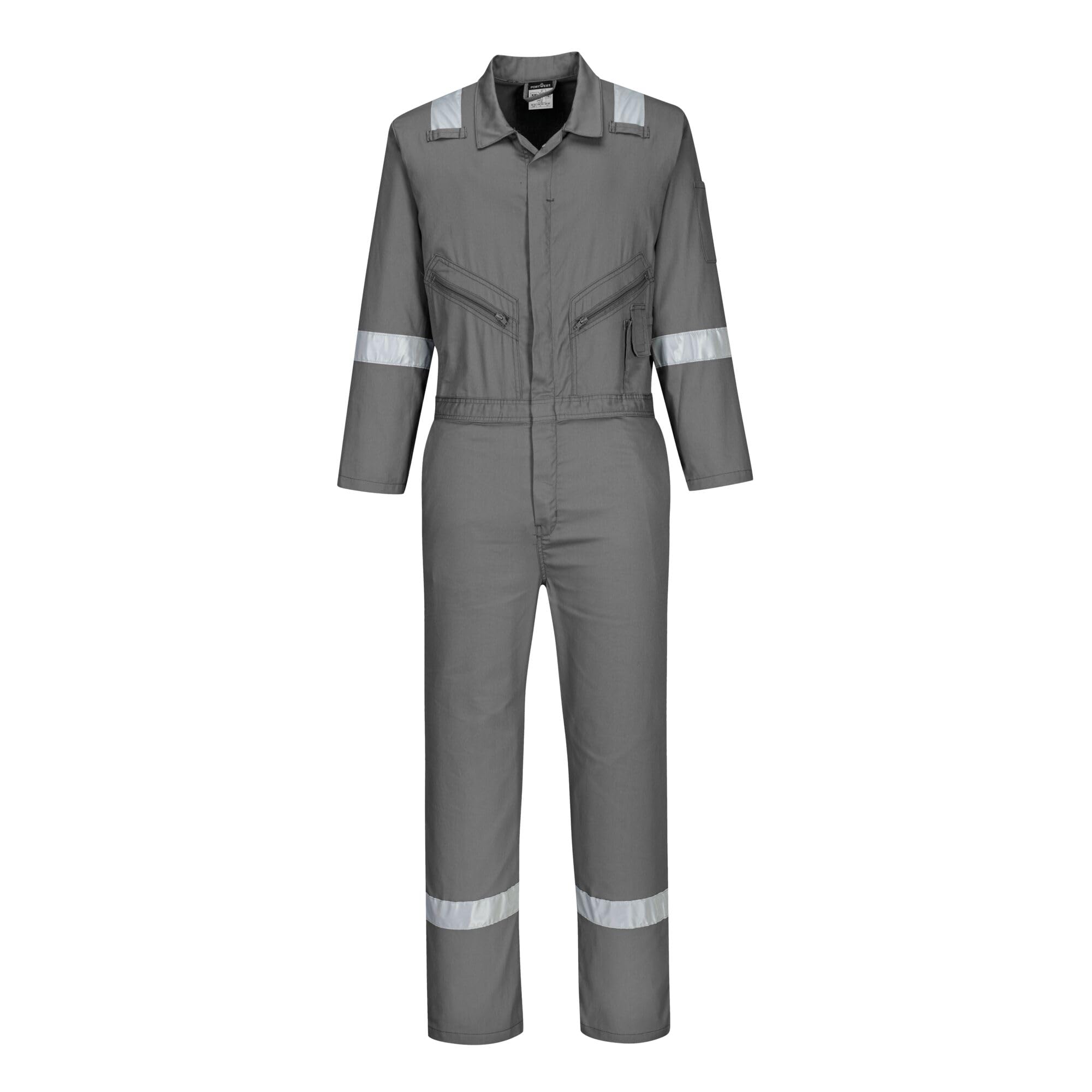 Portwest Iona Baumwoll Overall, Größe: XXXL, Farbe: Grau, C814GRRXXXL