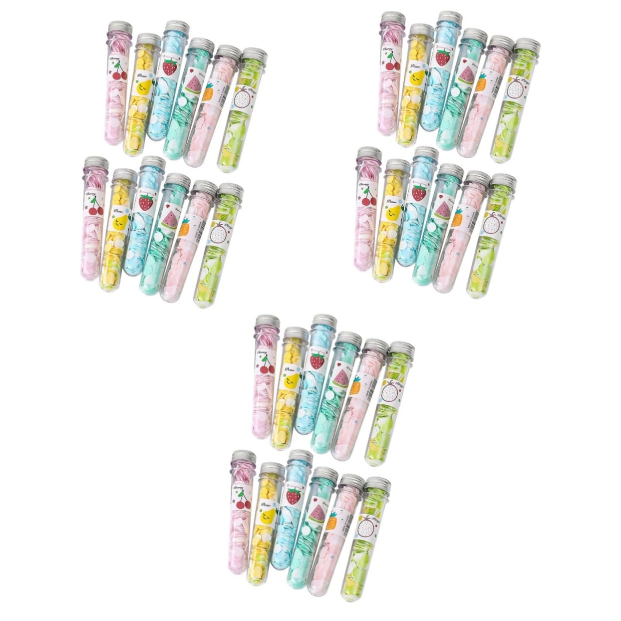 Toddmomy Sapone Portatile in Compresse Flaconi Sapone da Viaggio Articoli da Toeletta da Viaggio Sapone per Le Portatile Piccola Fetta di Sapone alla Frutta Carta da