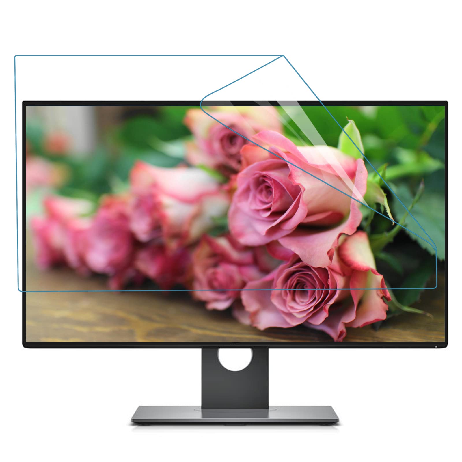 KTYXGKL Hd Anti Blue Light Filter Protector for Laptop Computer Screen, for 24.4 Inch Computer Pc Monitor Matte and Anti-glare,Matte-24.4inch(518x323mm)