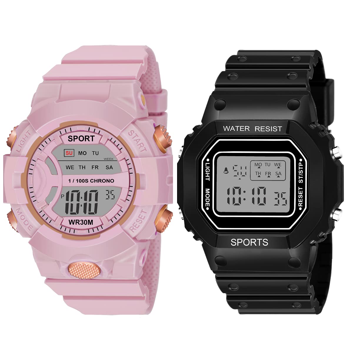 ON TIME OCTUS Digital Boy’s and Girl’s Watch Pack of 2 DIGI-07-08 VAR-5(Grey Dial Multicolour Strap) ON TIME OCTUS Digital Boy’s and Girl’s Watch Pack of 2 DIGI-07-08 VAR-5(Grey Dial Multicolour Strap)