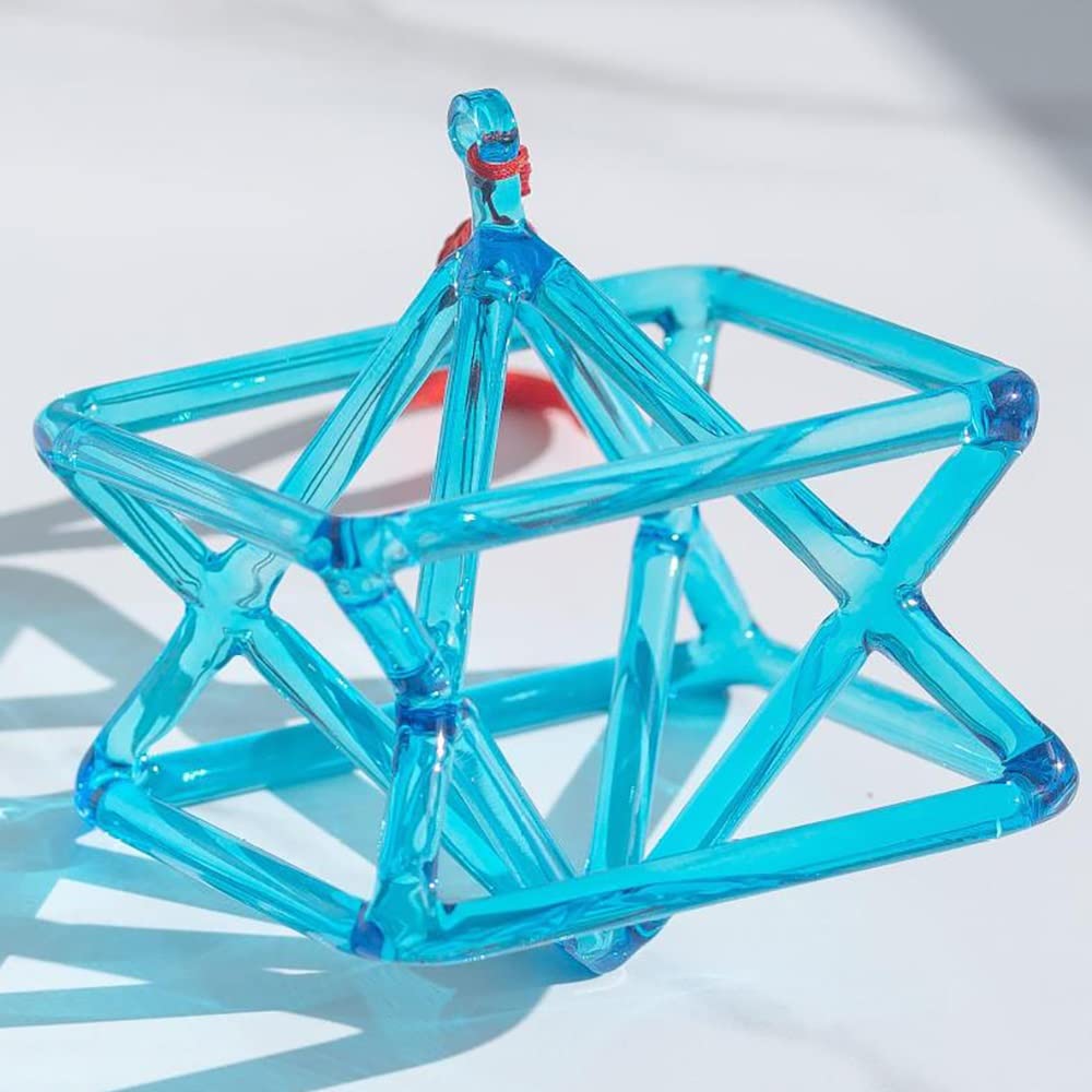 Piramide canora per Meditazione Blu, Strumento Musicale, per bilanciare i Chakra del Corpo, Regolare Lo Stato emotivo, Strumento Musicale PE