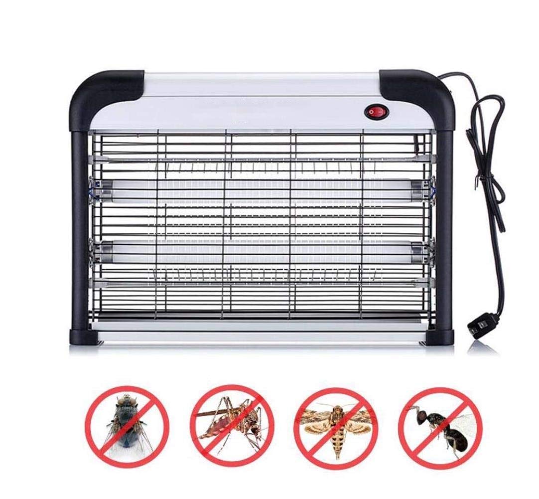 Elektrischer Fliegenvernichter, 20 W Insektenvernichter, Mückenvernichter, Lampe für drinnen und draußen, Schlafzimmer, Küche, Garten, Terrasse