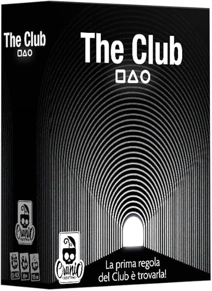 Cranio Creations - The Club - Trova la regola! - Sfida di Logica e Intuizione - 2-10 Giocatori, 15 Min a Round - Per Famiglie e Gruppi - Età 8+, Edizione Italiana
