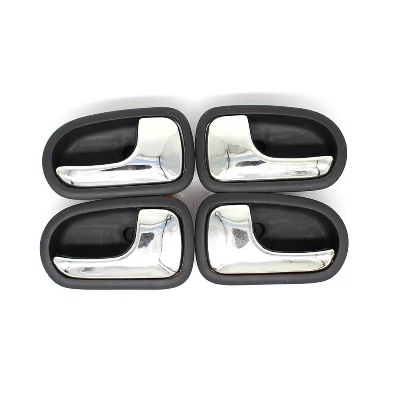 KEBJSBGTD 4Pcs Left Right Inside Interior Door Black Handle for Ma&zda Protege 323 626 for Fo&rd Liata Activa Tierra Cars Doors Handles