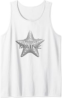 Brunswick Maine Beach Ocean Tank Top