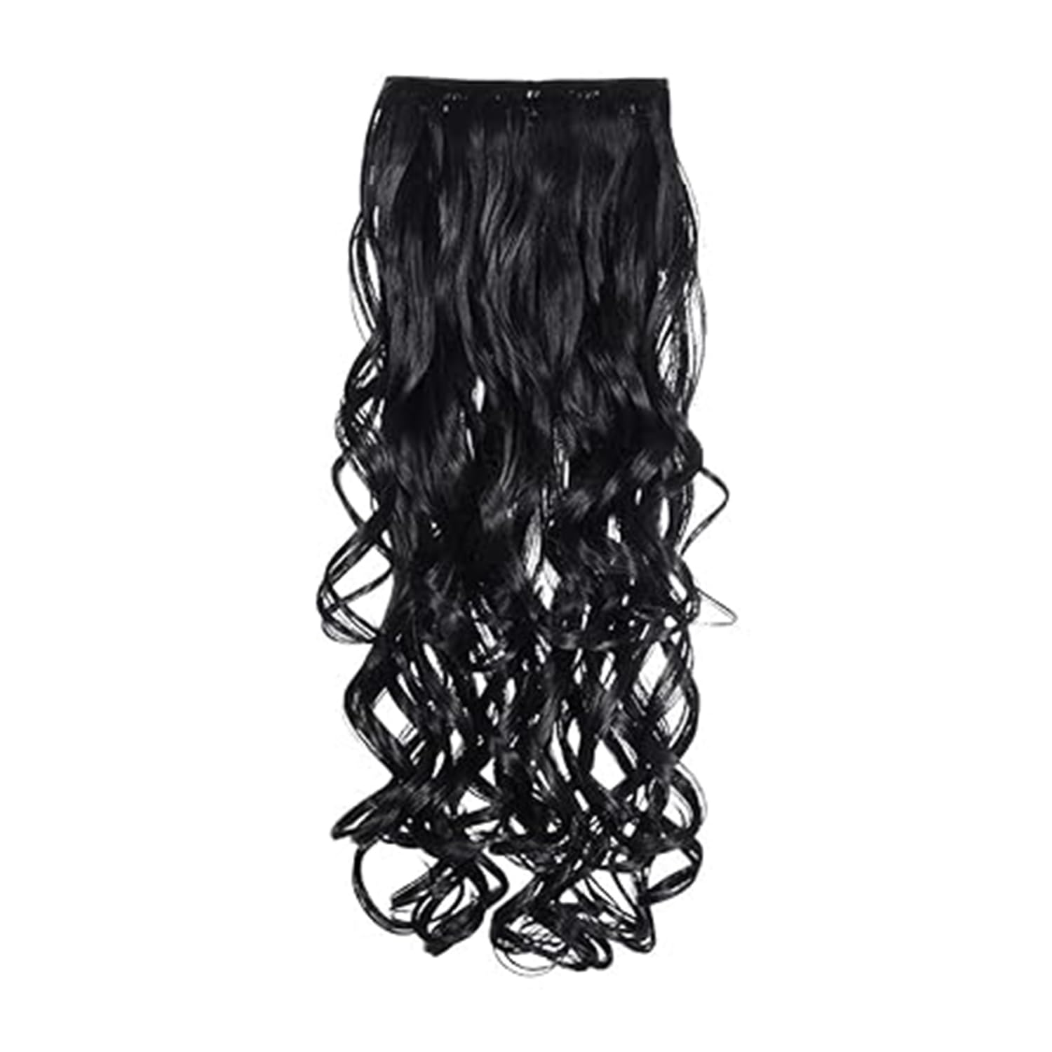 KIS Hair Extensions 100% Natural Human Hair Blend Glamorous Handcrafted Salon-Quality Voluminous Luxurious Customizable Soft & Silky Texture Reusable Washable and Heat Resistant (Dark-Brown)-image-14