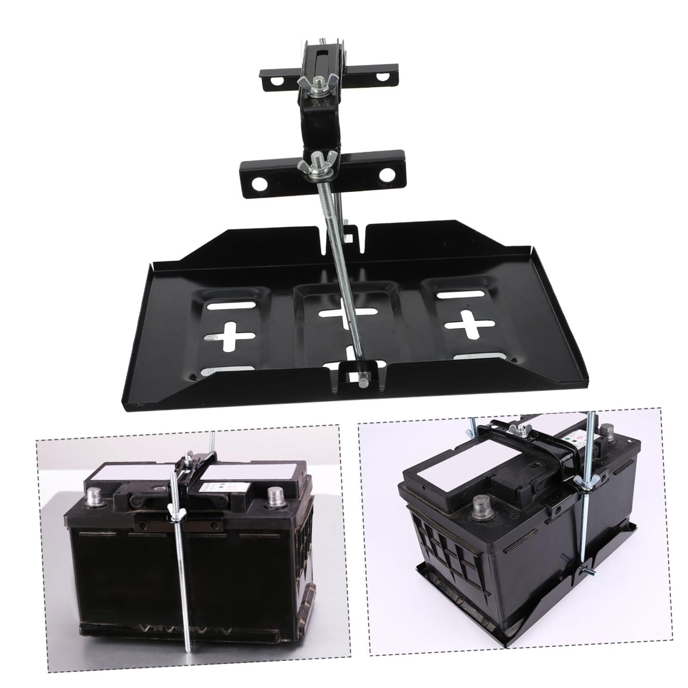Fixation Batterie Voiture Support De Batterie Support De Stockage Voiture Facile Installer