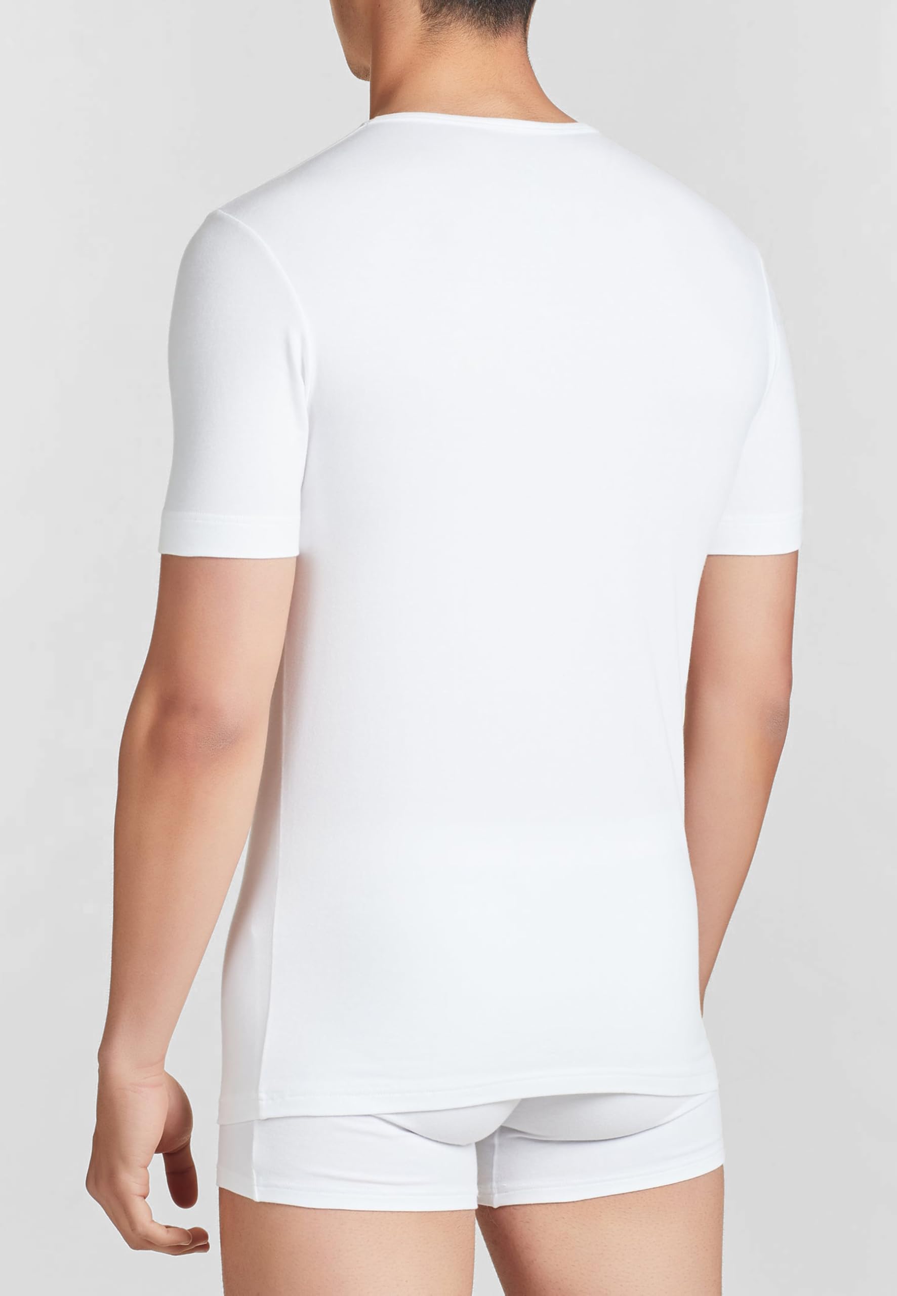 RAGNO 4 Pezzi 611477 Mezza Manica Girocollo Uomo Cotone Elasticizzato