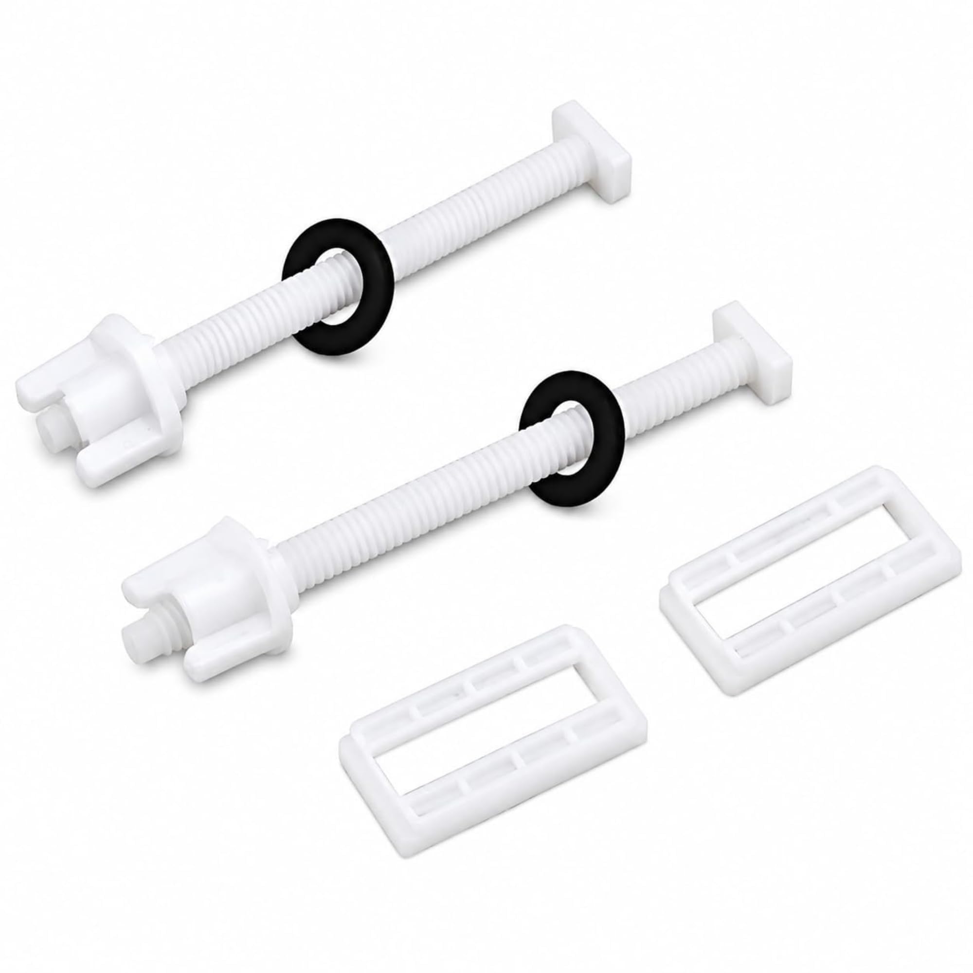 NEW WARE Seat Cover Screw Hinges set Lara Type for Toilet Seat Cover (White, 40 mm)-image-42