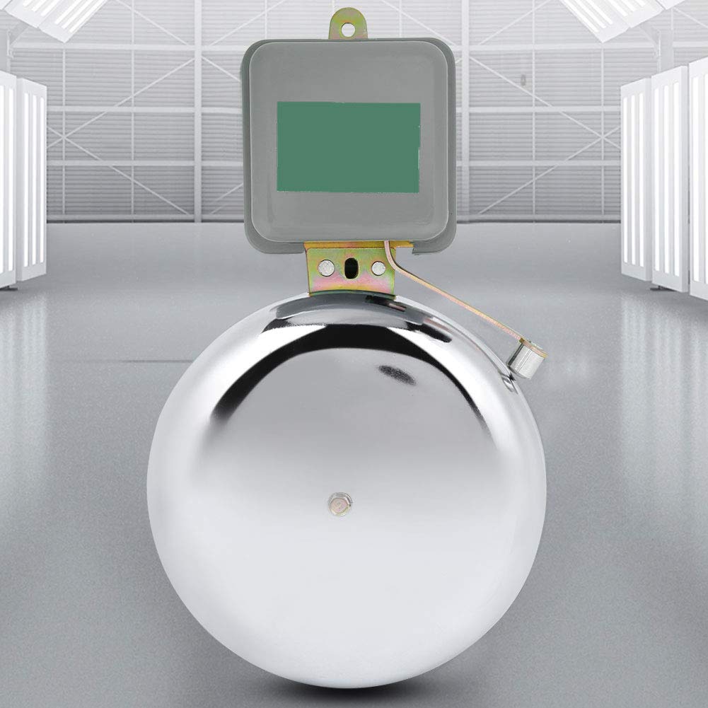Campanello Elettrico Senza Scintilla, Campanello Scolastico in Acciaio Inossidabile 150 Mm AC 220 V, Suono Potente, per Insegnamento Scolastico, Uso Interno