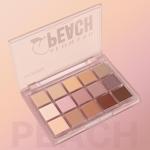 Miniatura 5 de UCANBE Paleta de sombra de ojos mate neutra, paleta de maquillaje de ojos marrón topo nude, tono cálido natural, alta pigmentación, mezclable y