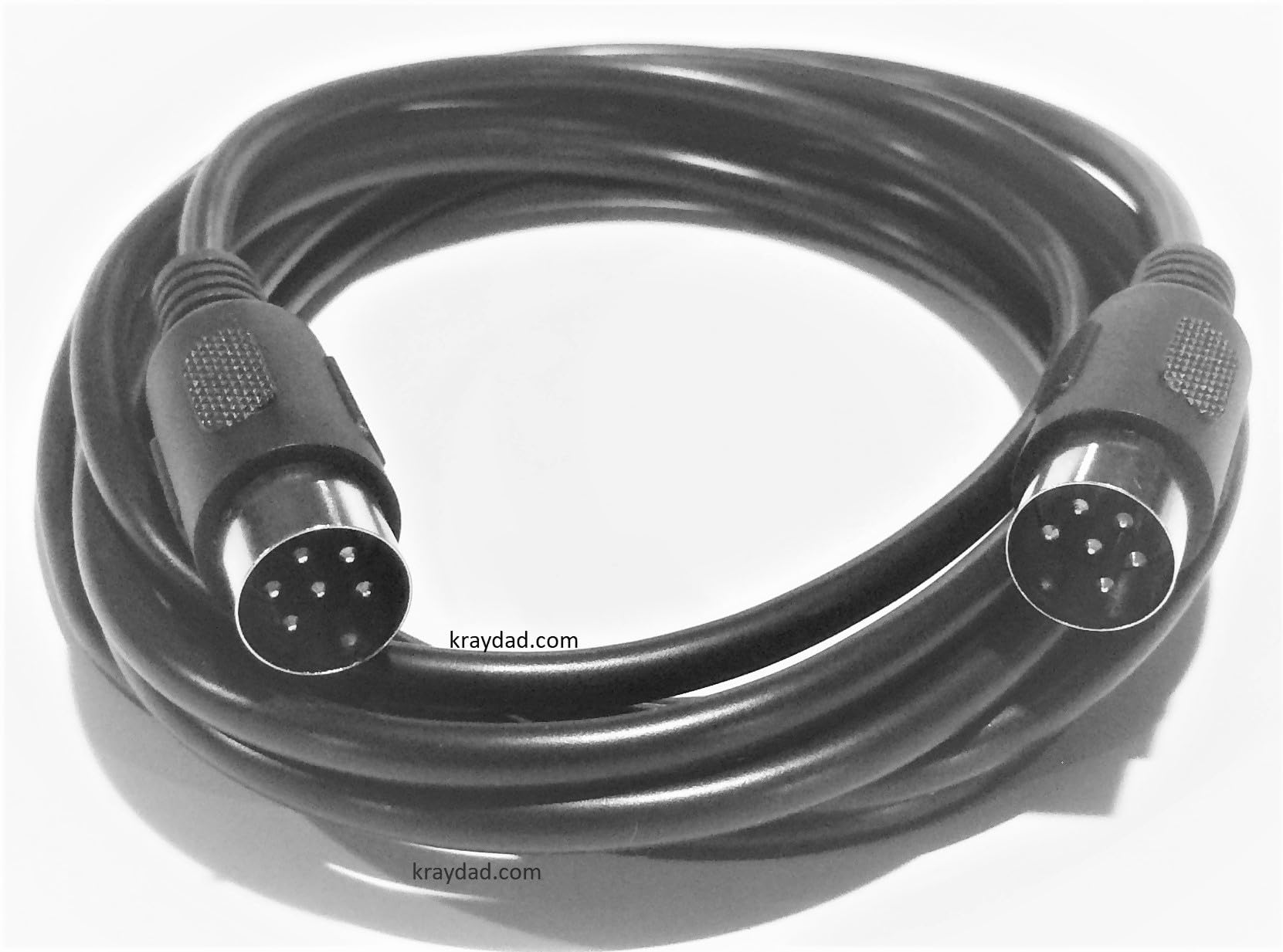 Kray Cables Brand Replacement Serial Cable for Commodore 64 C64 Disk Drive Or Printer 1541 1571 3 Ft DIN 6 PIN