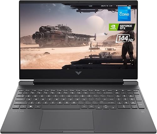 HP Nuevo portátil Victus de 15.6 pulgadas FHD 144 Hz, procesador Intel Core i5-12450H, NVIDIA GeForce GTX 1650, 16 GB de RAM, 1 TB SSD, HDMI, lector