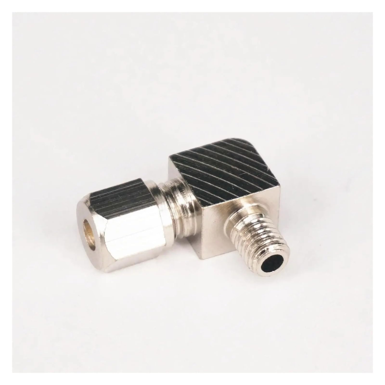 2pcs M6x1 Male - 4mm OD Tube Elbow Brass Coupler Connector Compression Fitting for Tubing