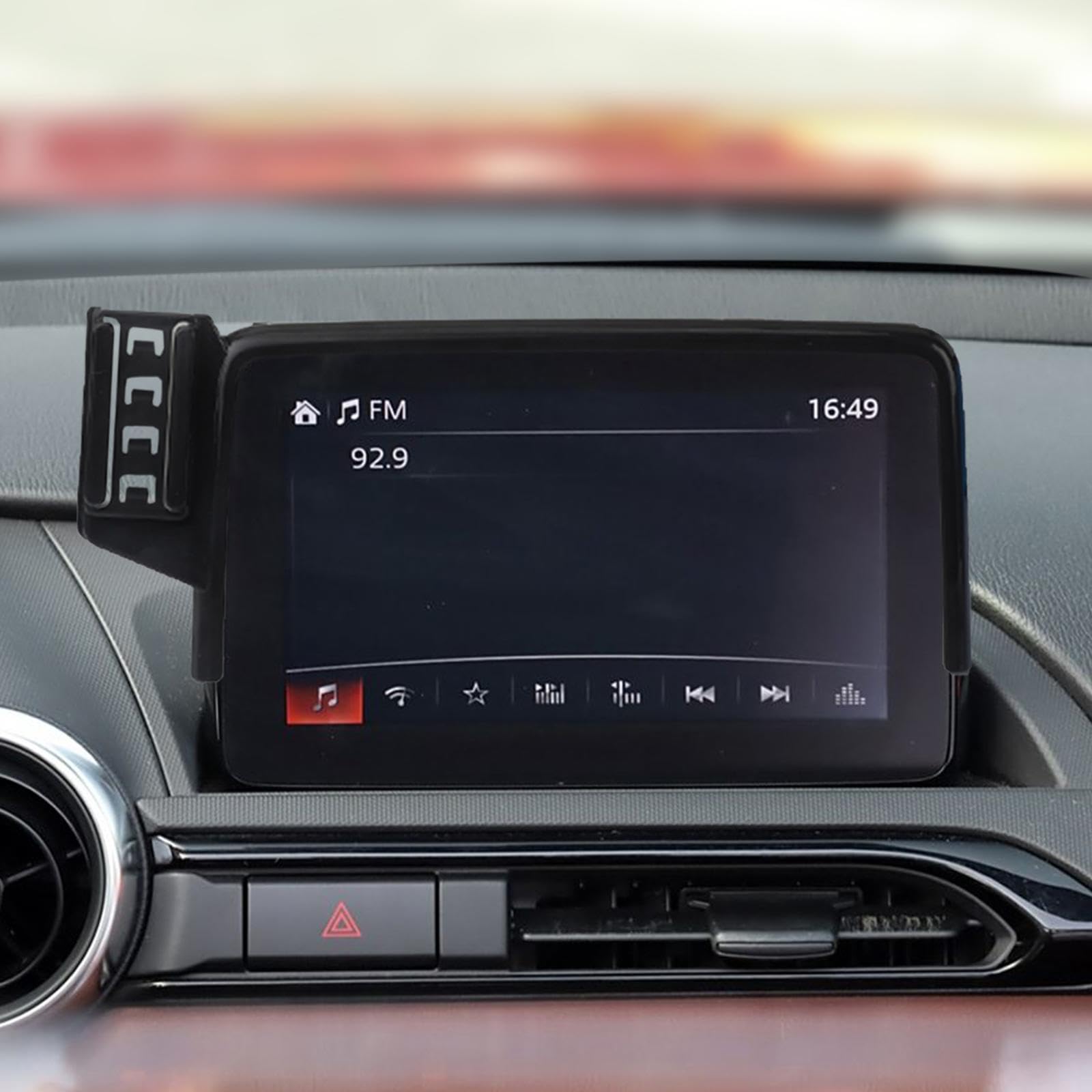 Soporte Móvil Coche para Mazda MX-5 ND MX5 Miata Roadster 2016-2023, Soporte para teléfono móvil para Coche Soporte para GPS Soporte de navegación